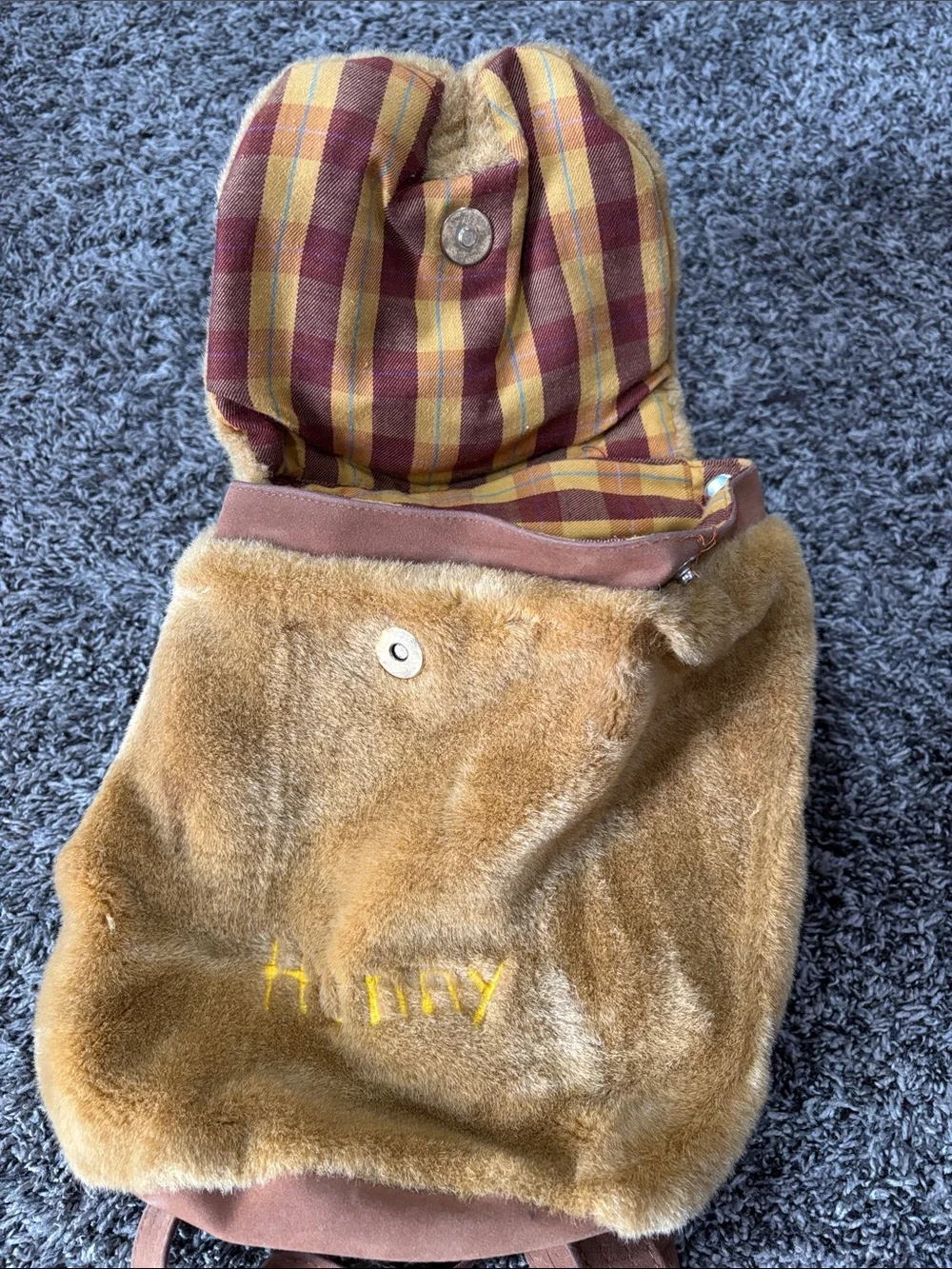 Vintage Disney Winnie the Pooh Plush Backpack | 
